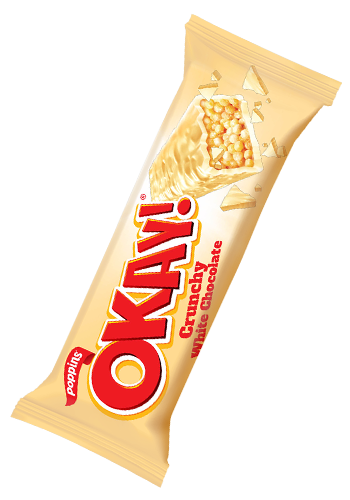 OKAY! Crunchy White Chocolate